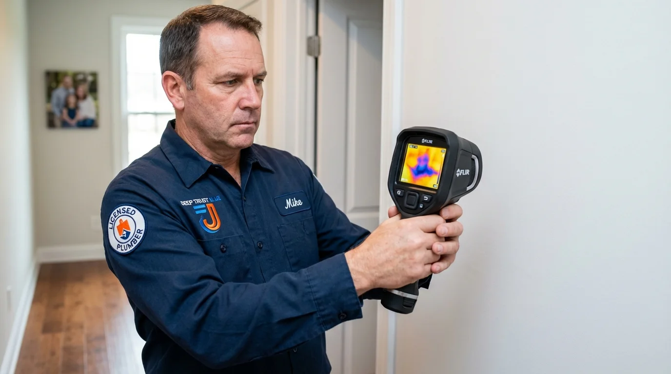 Thermal imaging leak detection by Johns Plumbing LLC in Rockwall